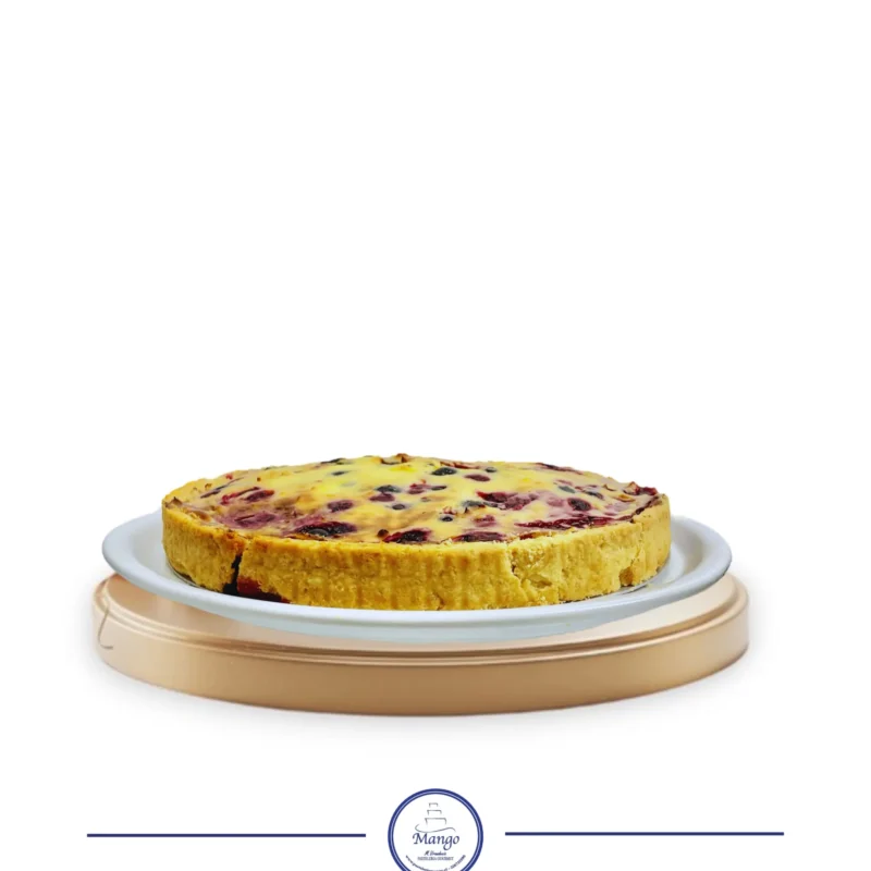Kuchen de frambuesa sin azúcar para diabéticos