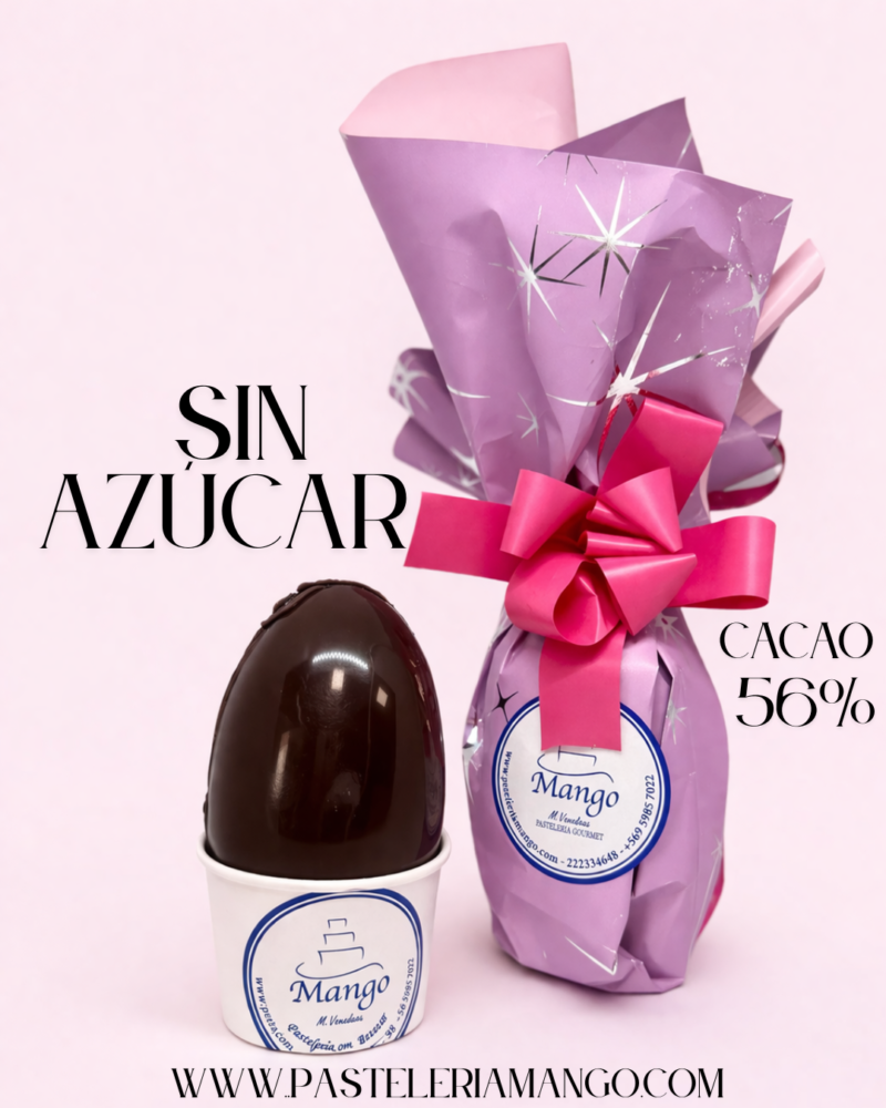 Huevito de Chocolate Sin Azúcar – 100 gr