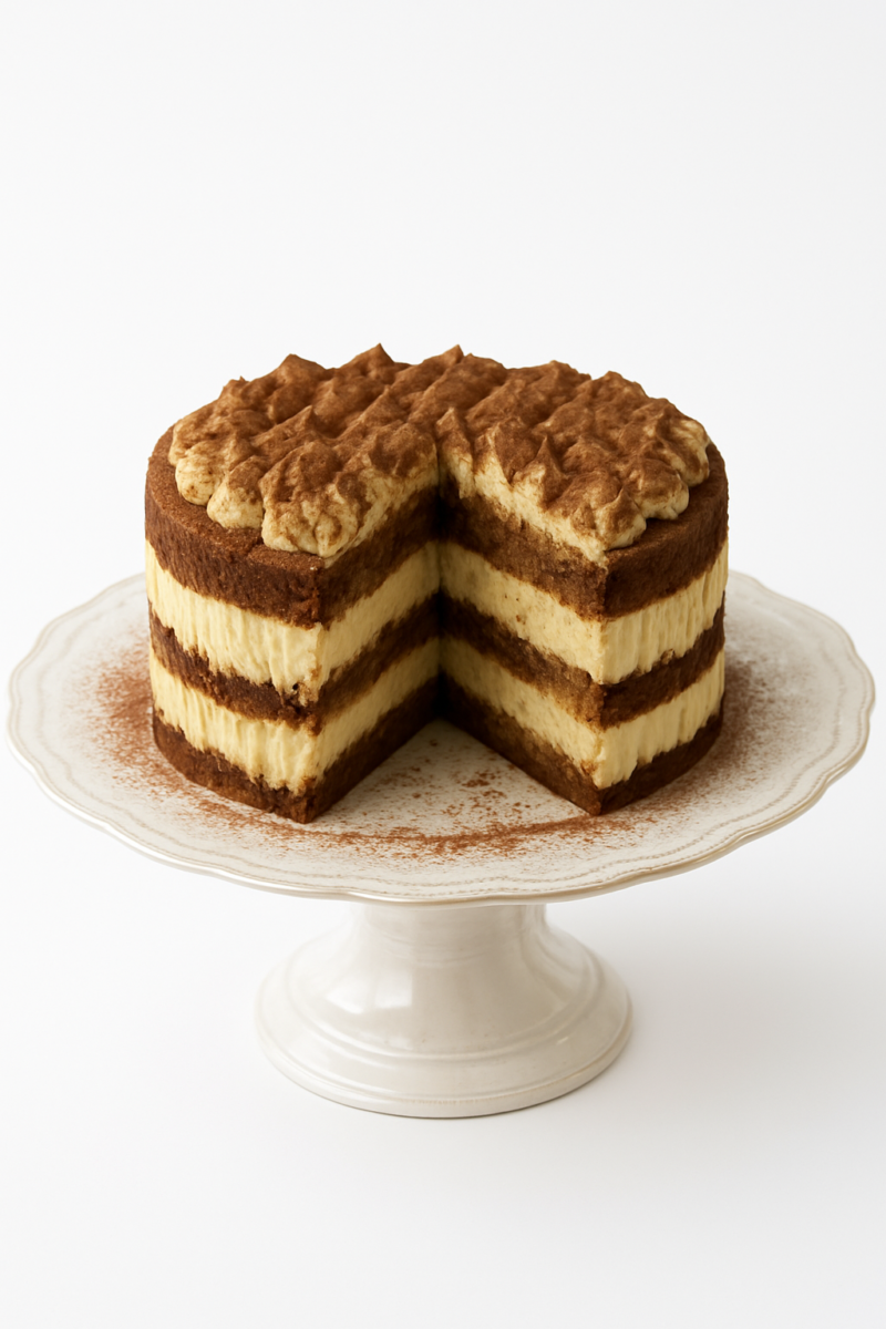 Torta Tiramisú Sin Azúcar