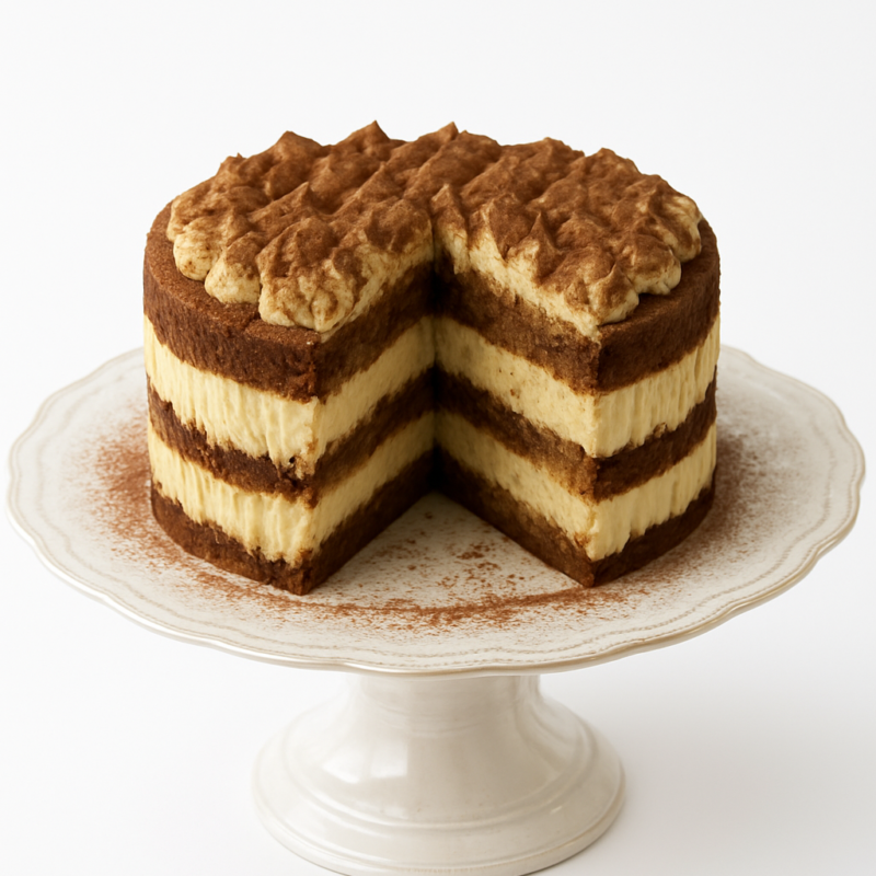 Torta Tiramisú Sin Azúcar