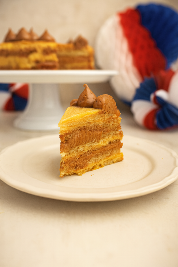 Torta Huevo moll manjar sin azucar - Imagen 2