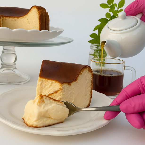 Tarta Vasca sin azúcar, sin harinas - Imagen 2