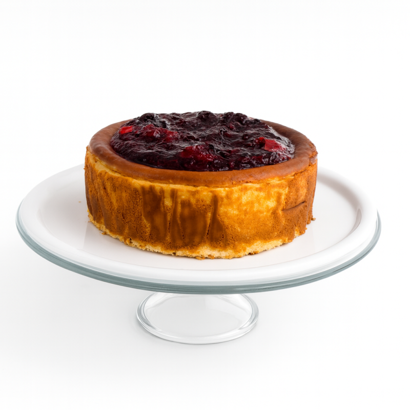 Tarta Vasca frutos del bosque sin azúcar, sin harinas